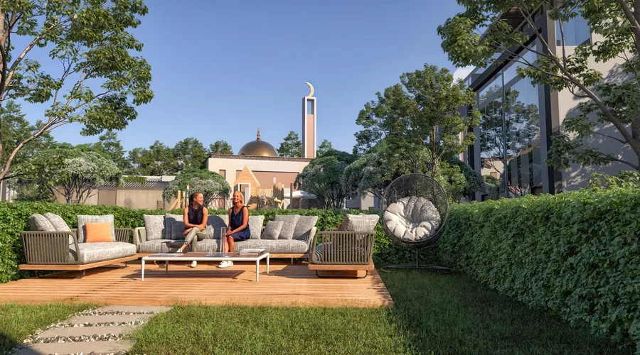 Shaded Seating Areas at Verdana Empire.