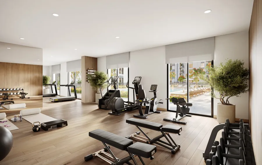 Gym at Fiori Residences.