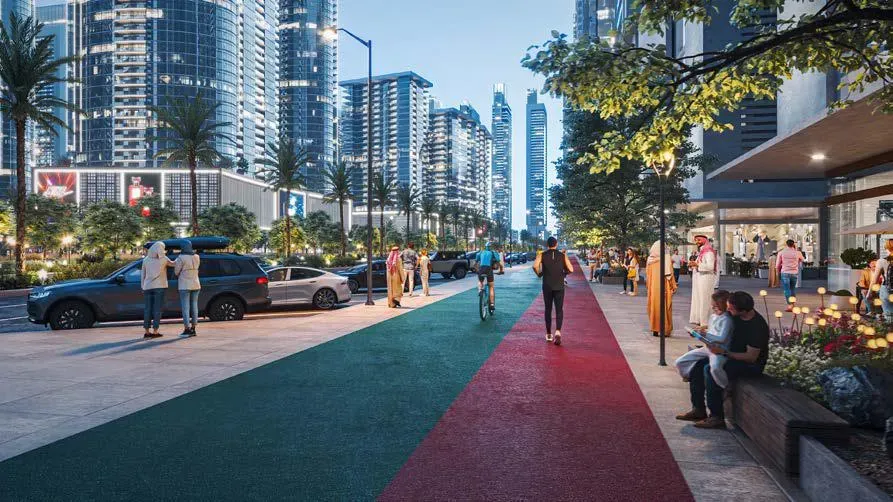 Scenic Jogging Tracks at Orchid Towers Phase 1.