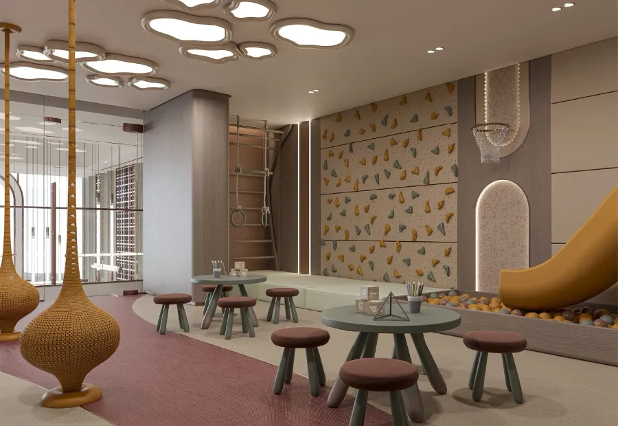 Indoor Kids Play Area at Oxford Cove by Iman.