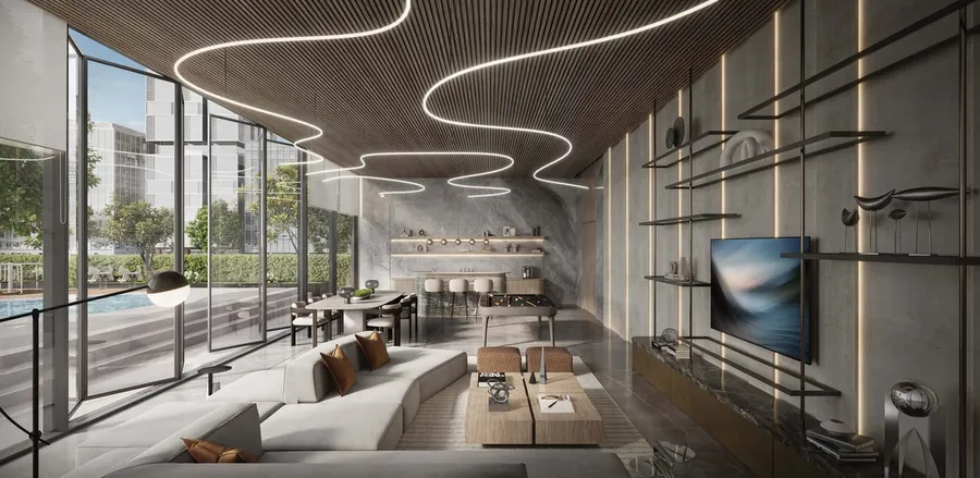 Club Lounge / Multi-Purpose Room at Parkway by Prestige One.