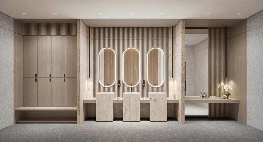 Changing Room at Parkway by Prestige One.