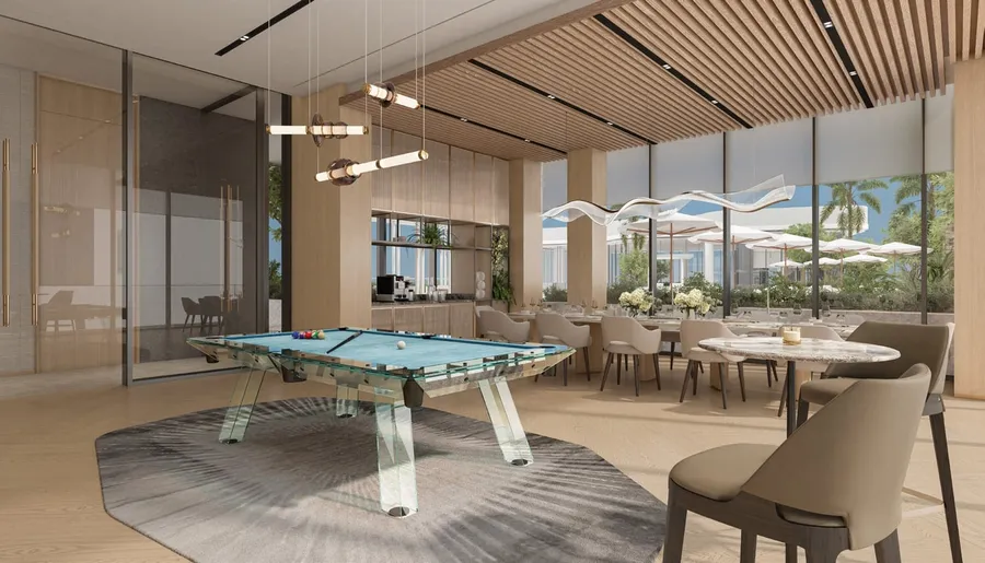 Multipurpose Lounge at 15 Cascade Featured by Versace Ceramics.