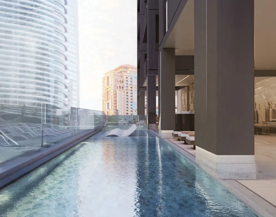Outdoor Swimming Pool at Kingdom Gate.