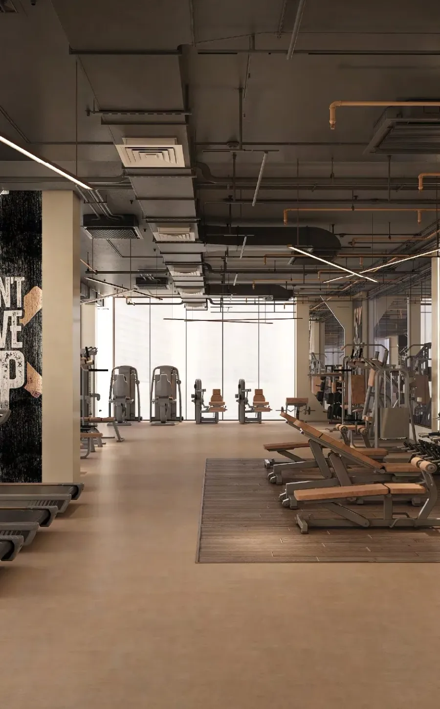 Fully Equipped Gym at Kingdom Gate.