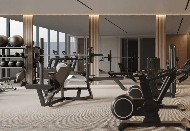 Gym  at Seaside by Prestige One.