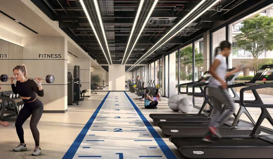 Gym at Alder in Park Five.