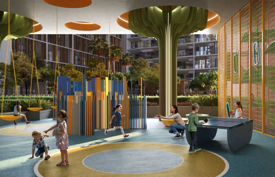 Kids Play Area at Alder in Park Five.