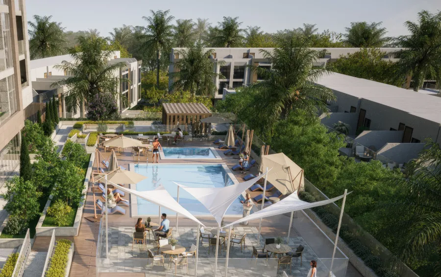 Large Swimming Pool at Verdana X.
