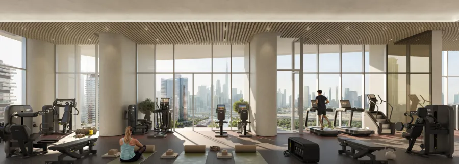 Gym at Artistry Two Residences.