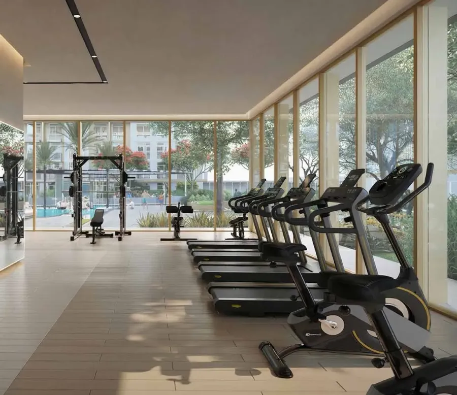 Fitness & Leisure Zones at South Square Tower S1.