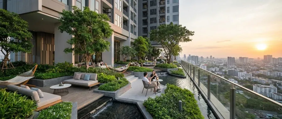 Sky Garden Sitting at Sea Cliff by Imtiaz.