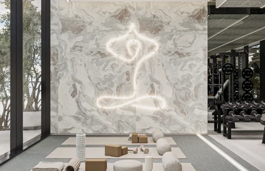 Yoga Zone at 113 Residences by Iman.