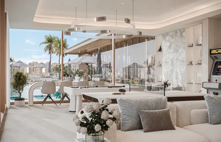 Clubhouse at 113 Residences by Iman.