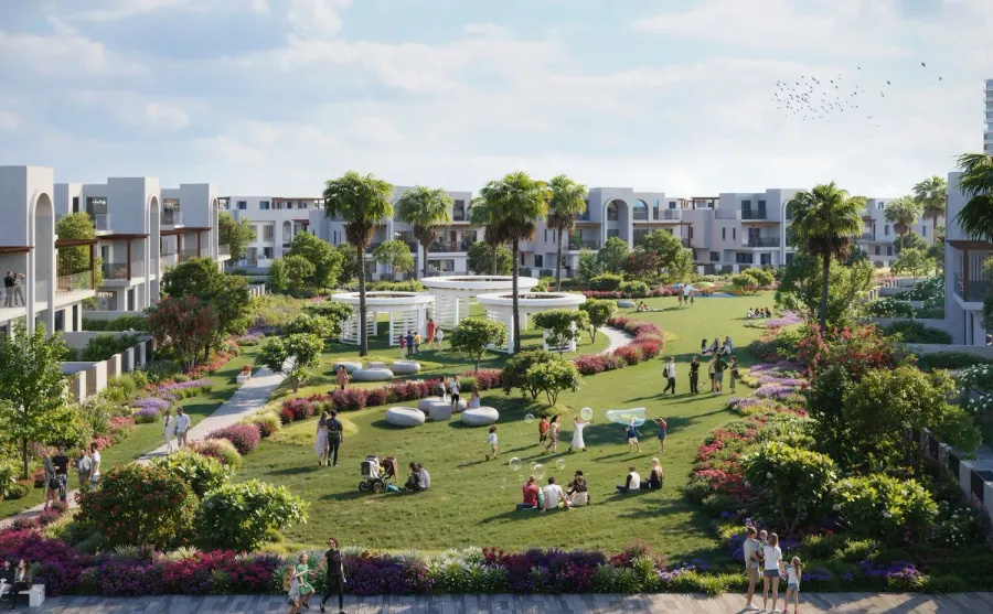 Landscaped Garden at Hayat 6.