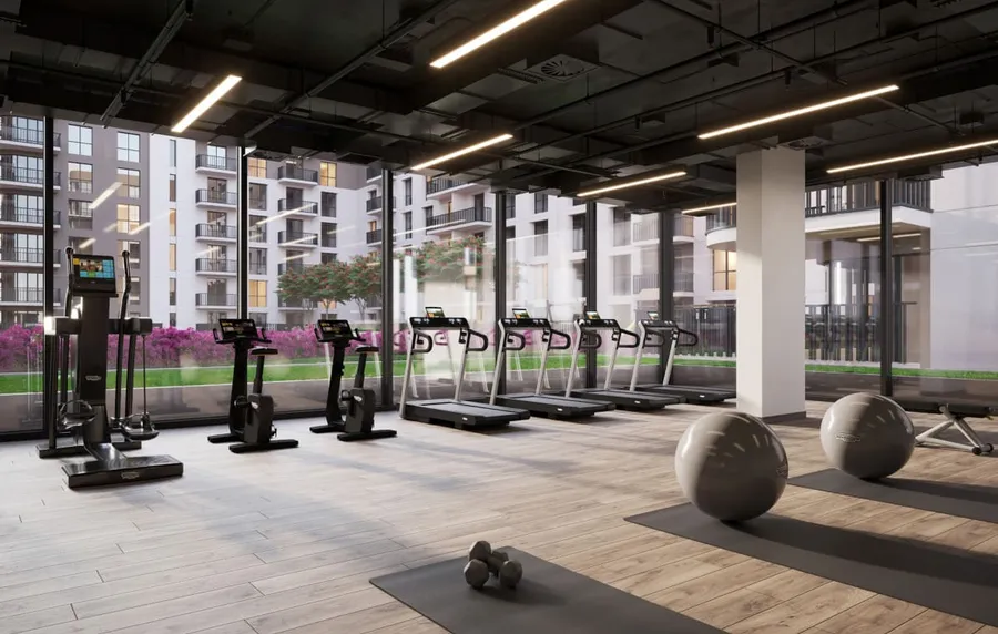 Exclusive Residential Gym at Symphony on the Park.