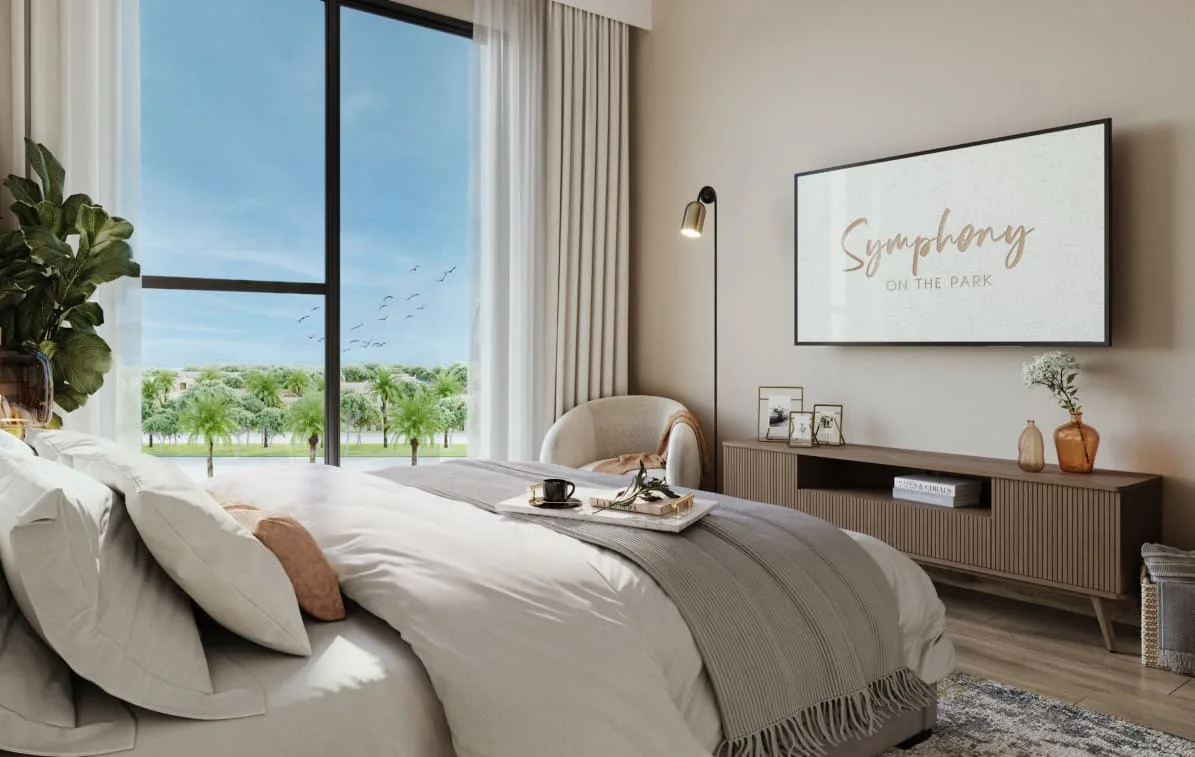 Interior render at Symphony on the Park.