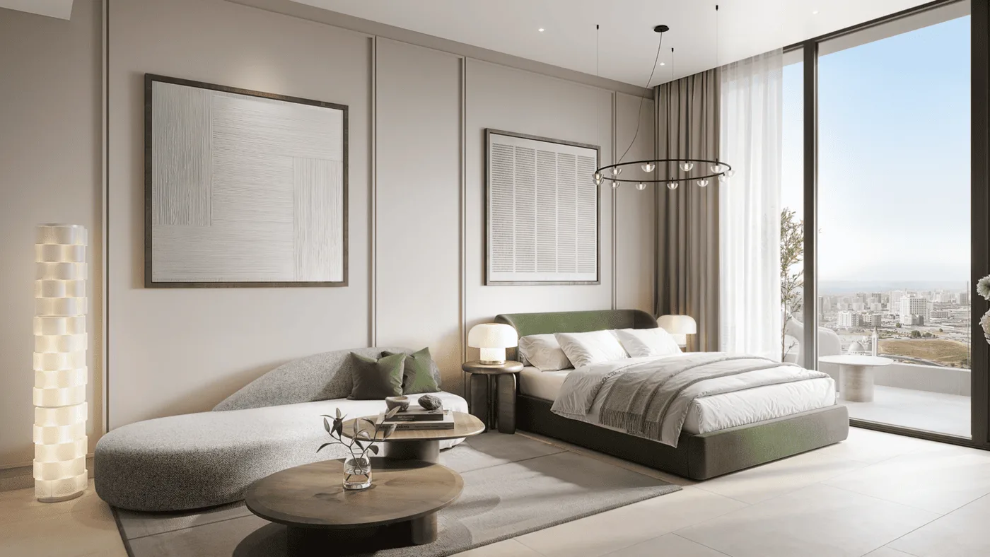 Interior render at VERDAN1A 4.