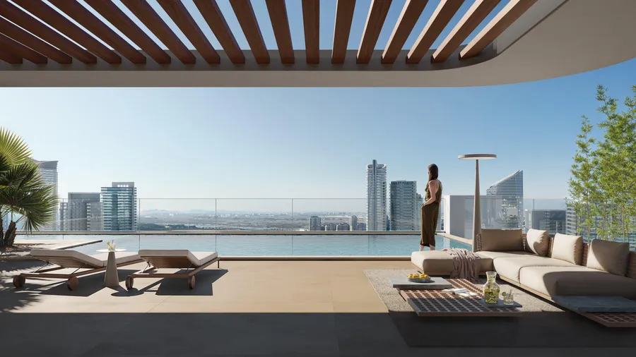 Pool Deck With Sun Loungers at VERDAN1A 3.