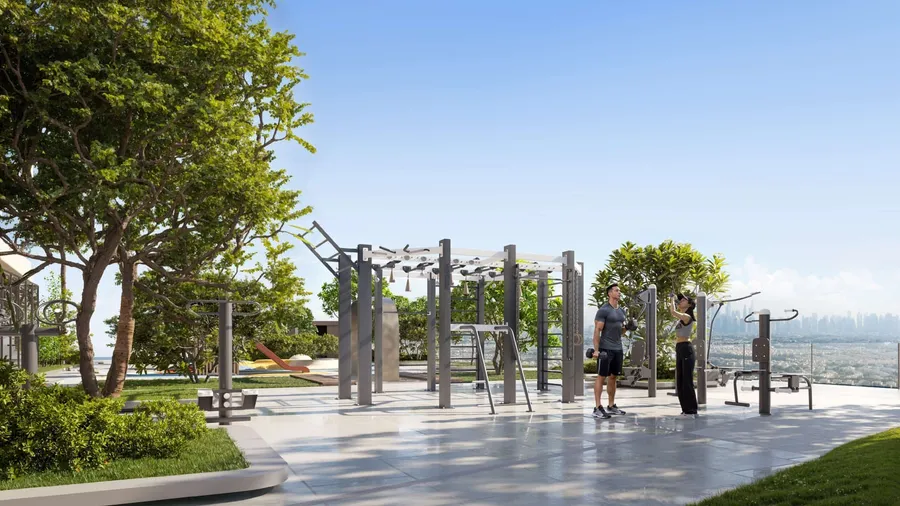 Outdoor Gym at ELAR1S Sky.