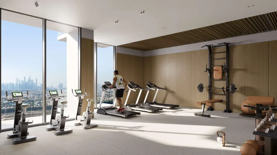 Gym at ELAR1S Rise.