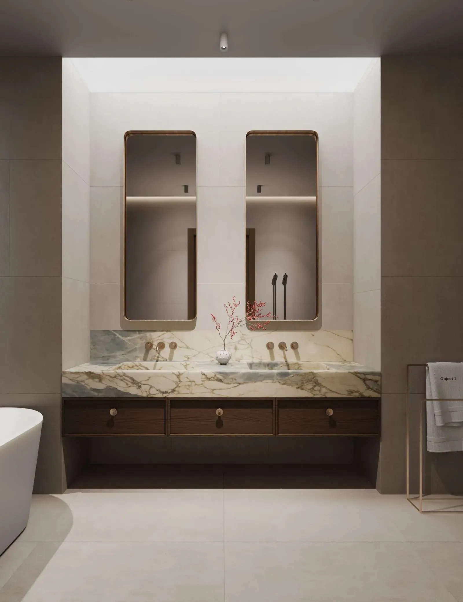 FLU1D ONE, Dubai Islands · render 2