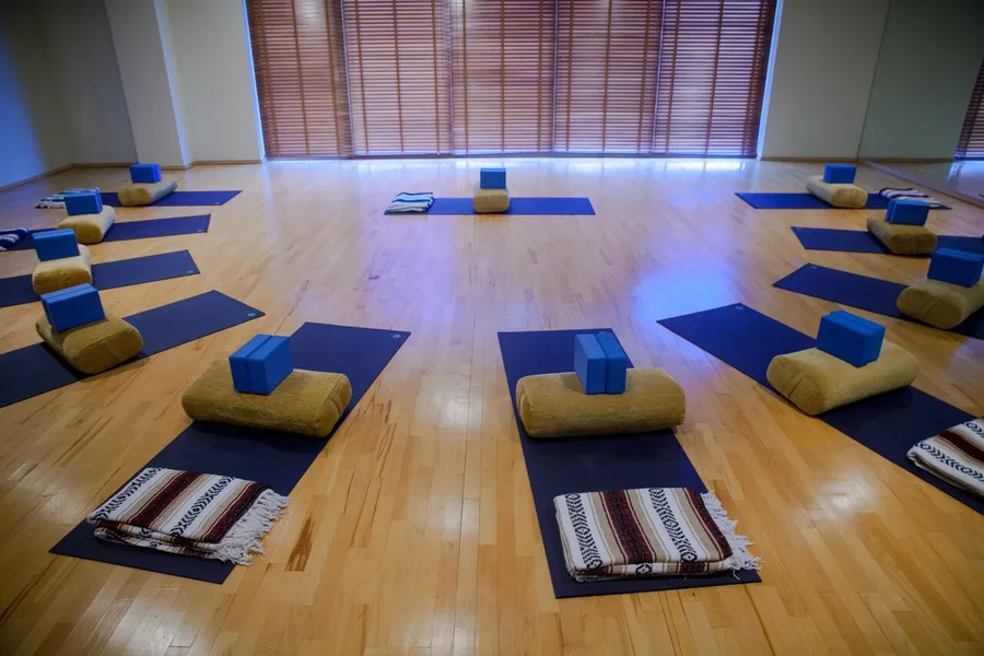 Fitness Gear Multiple Yoga Rooms at Keturah Ritz Carlton.