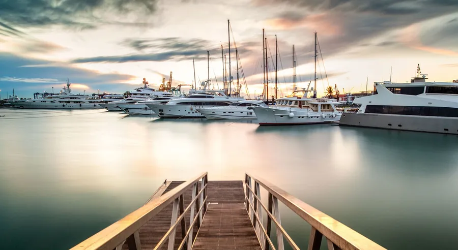 Private Boat Dock For Yachts at Keturah Ritz Carlton.