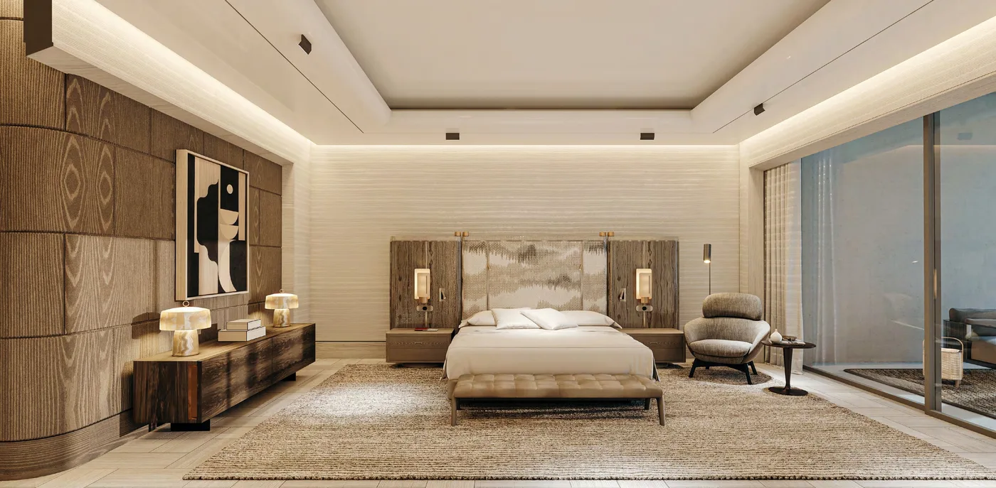 Interior render at Keturah Ritz Carlton.