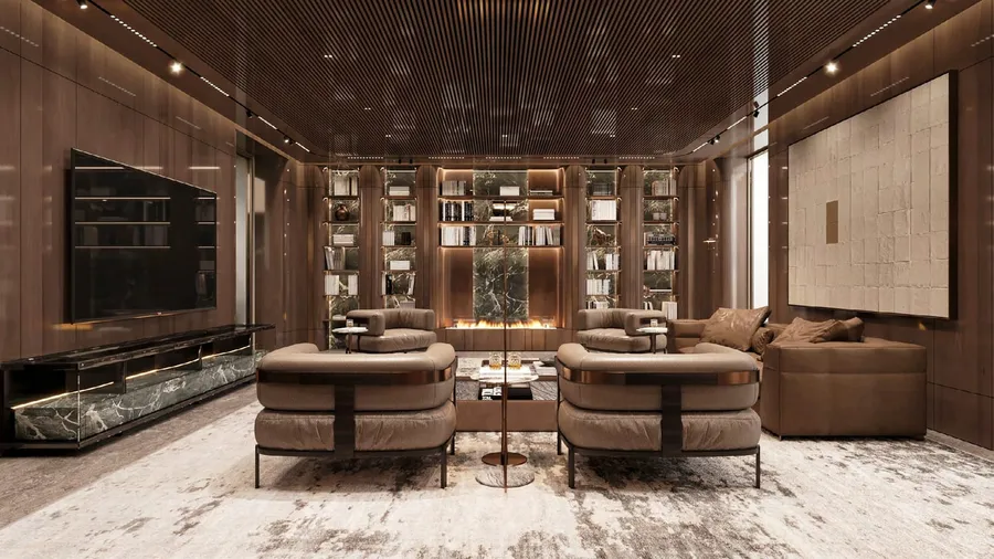 Resident Only Cigar Lounge at Orla Infinity Dorchester Collection.