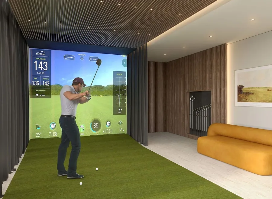 Golf Simulator at Rixos Residences.