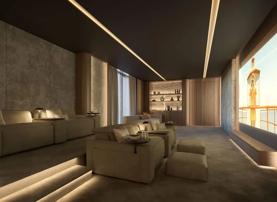 Private Screening Room at Rixos Residences.