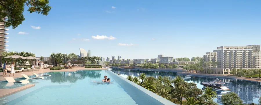 Infinity Pool & Sun Deck at Creek Waters.