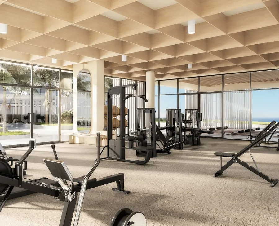 Fully Equipped Gym at Creek Waters.