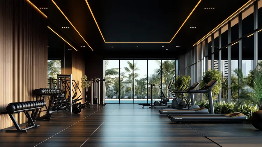 Indoor & Outdoor Gym at The Autograph i Series Residence.