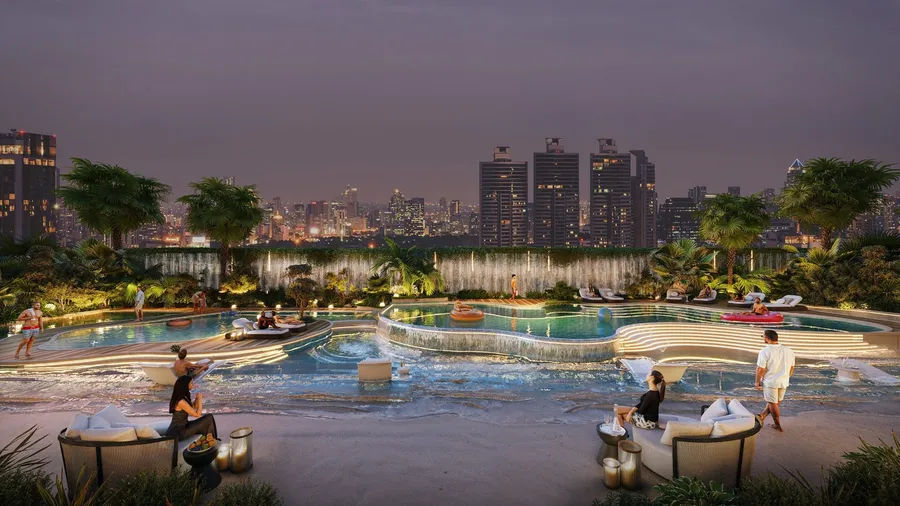 Swimming Pools at The Autograph i Series Residence.