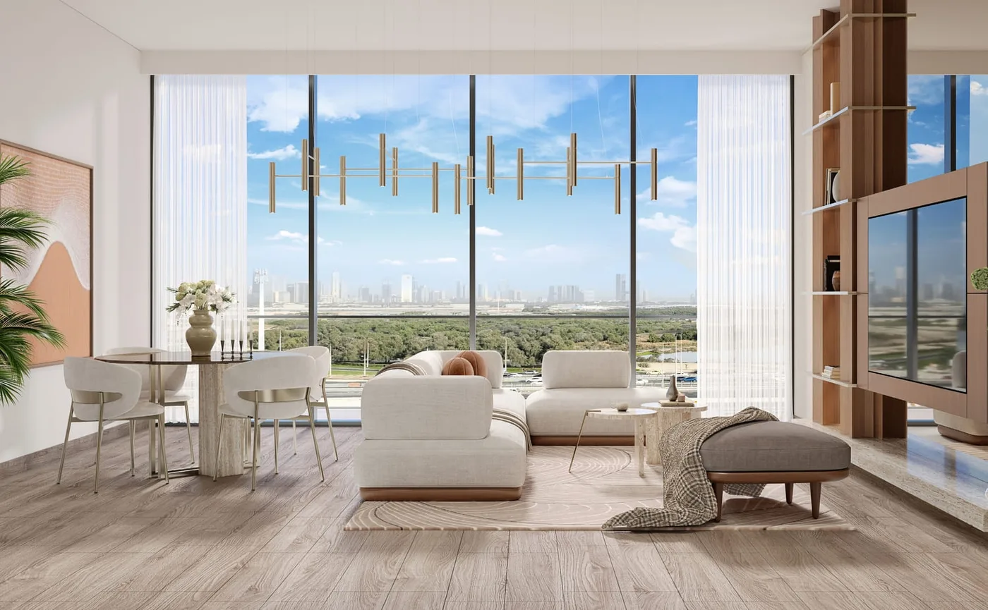 Interior render at Belmore Residences.