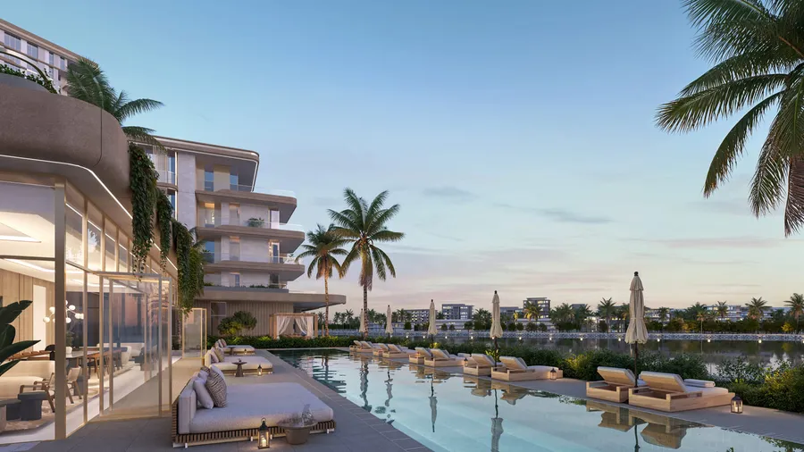 Infinity Lap Pool & Family Pool at Bay Grove Residences Phase 4.