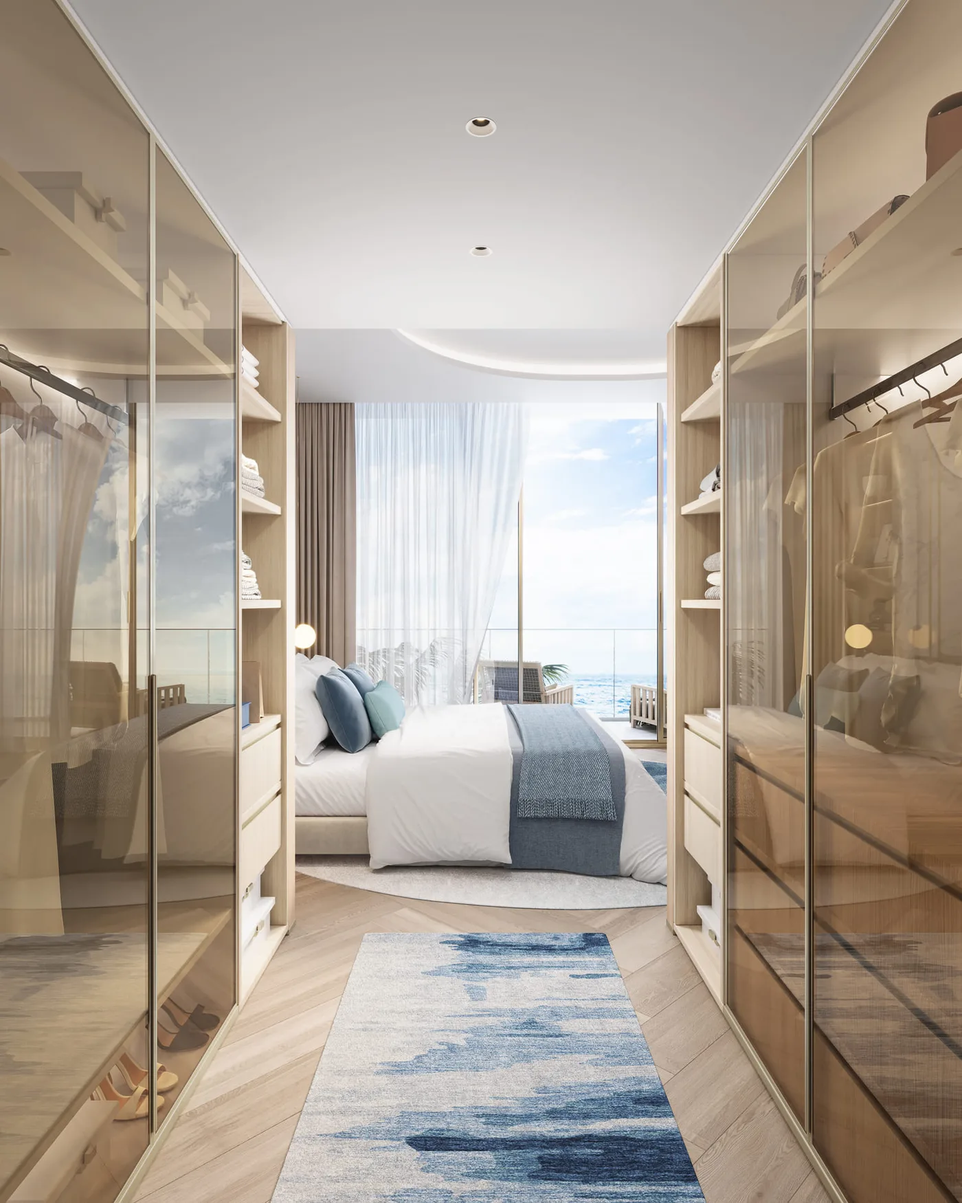 Interior render at Sunset Bay 5.