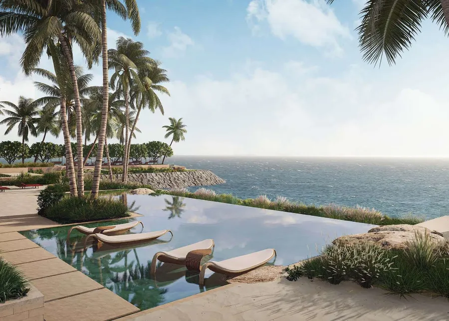 Beach Edge Pool at Bulgari Lighthouse.