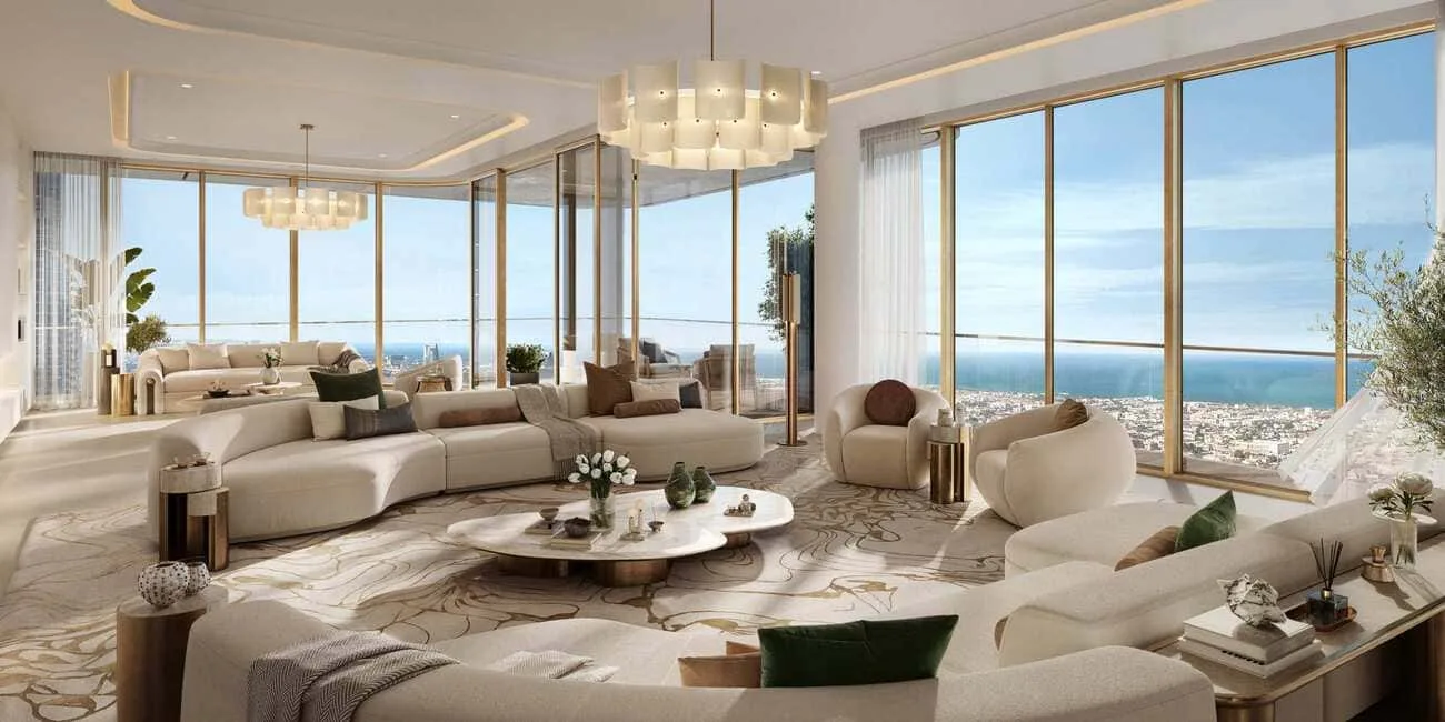 Interior render at Address Grand Downtown.
