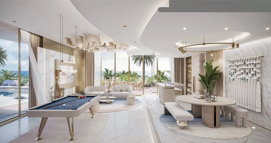 Club Room at Beach Walk 4.
