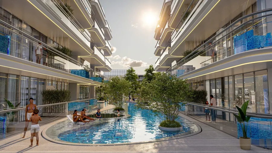Swimming Pool at Rome by Samana Developers.