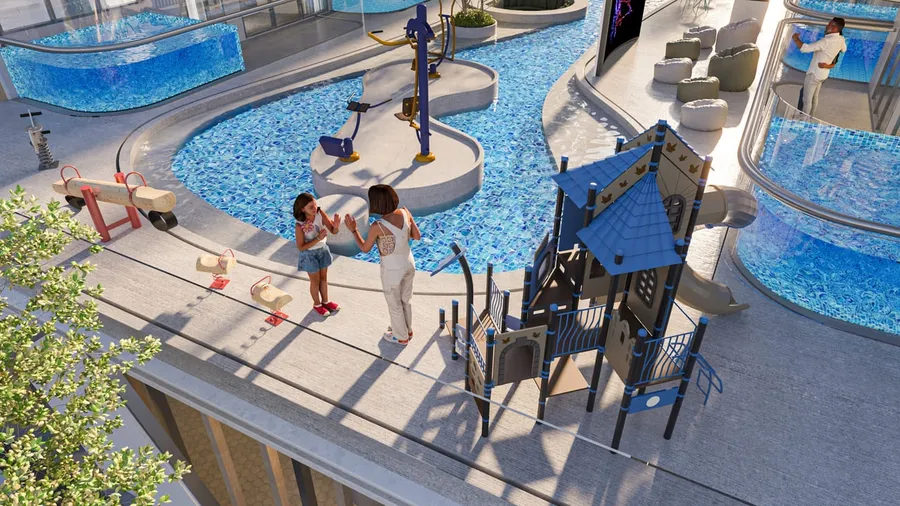 Kids Play Area at Rome by Samana Developers.