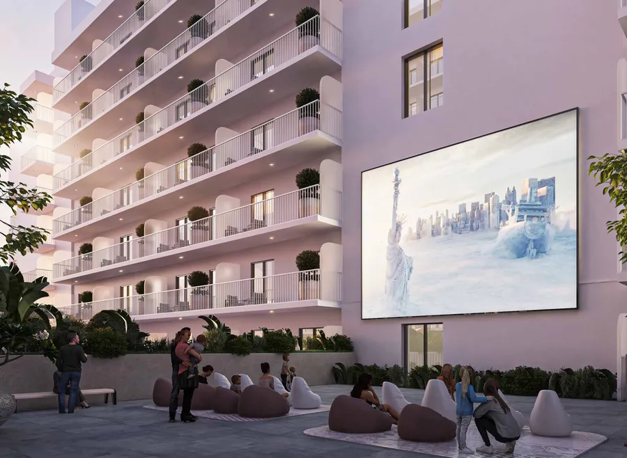 Outdoor Cinema at Evergreens.