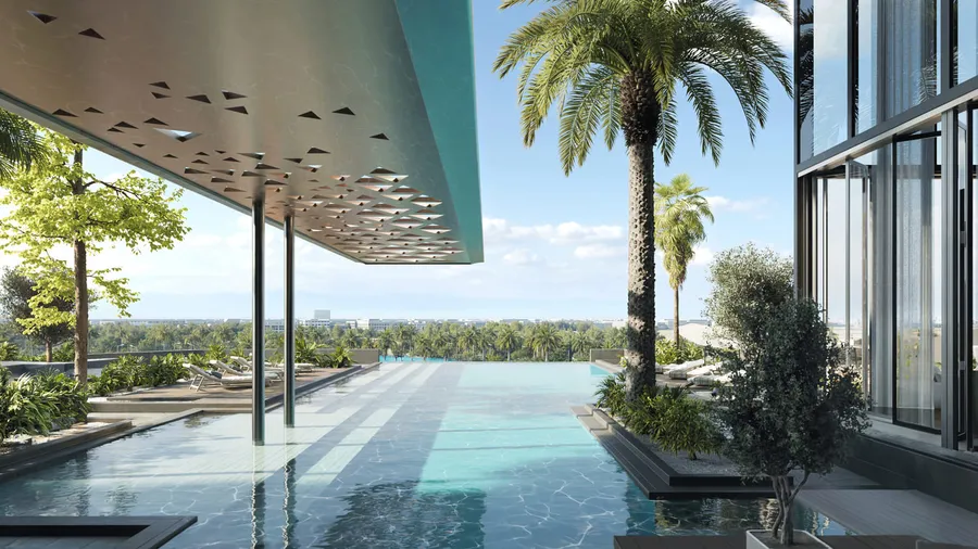 Infinity Swimming Pool  at The Highgrove.