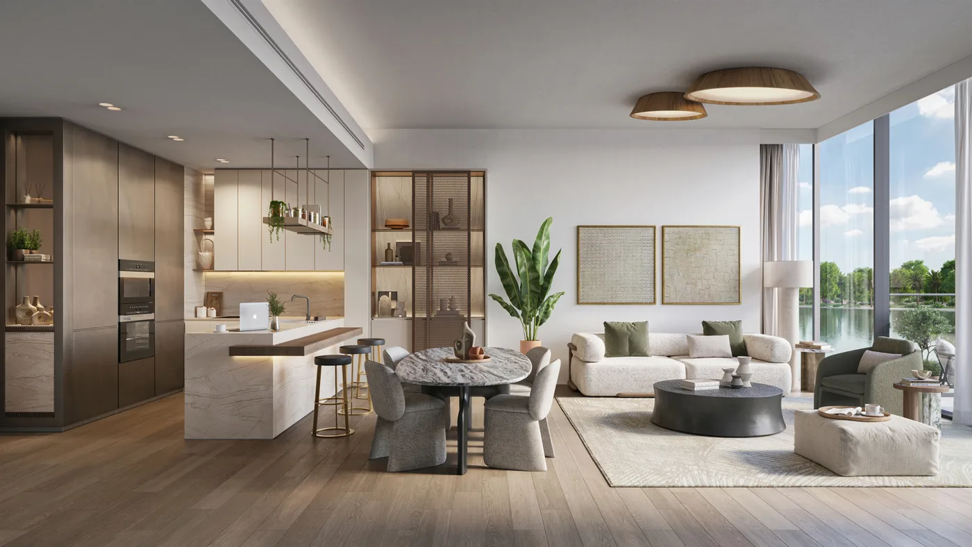Interior render at The Highgrove.