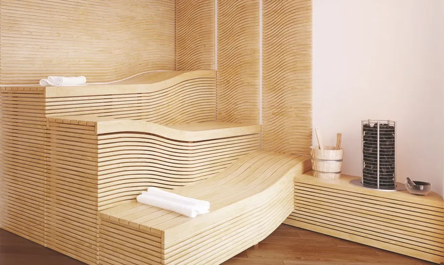 Sauna at Upper House.