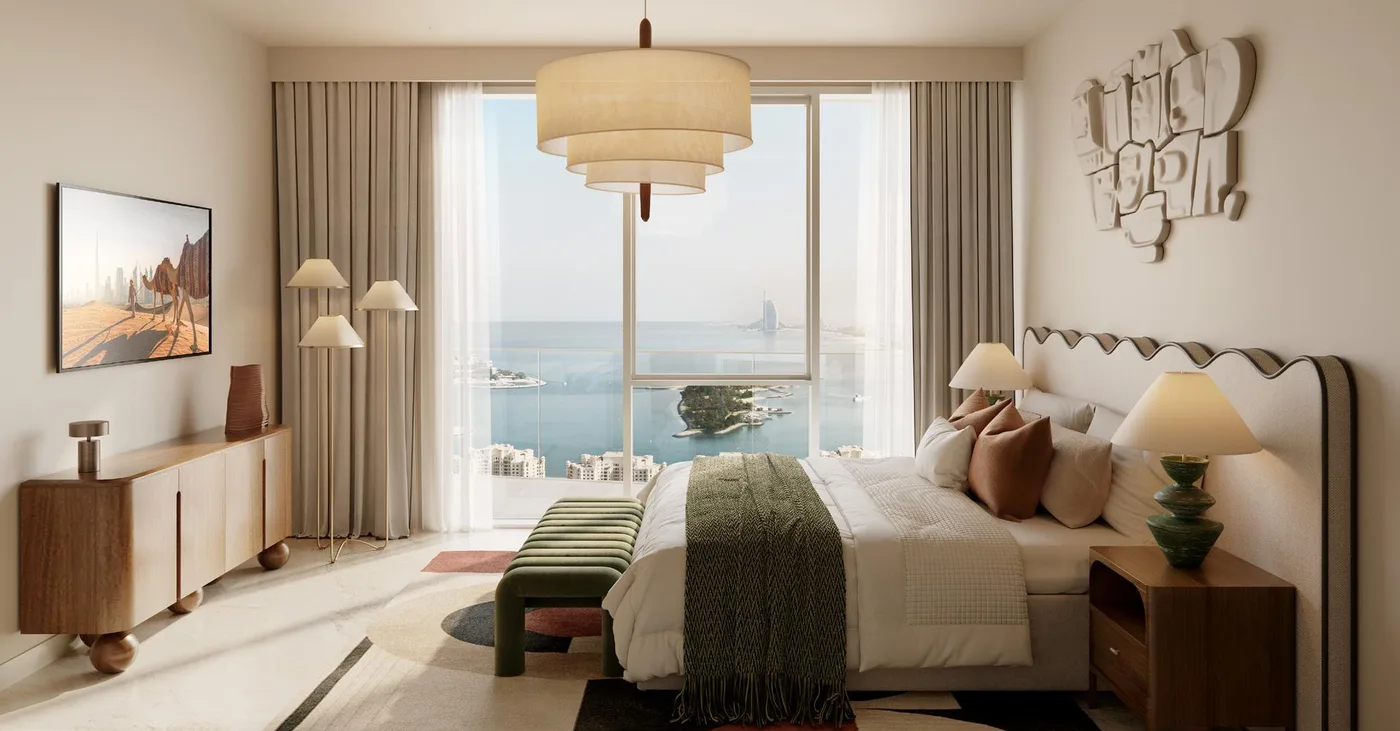 Interior render at The Bristol.