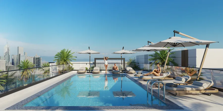 Rooftop Pool at Lilian Residences.